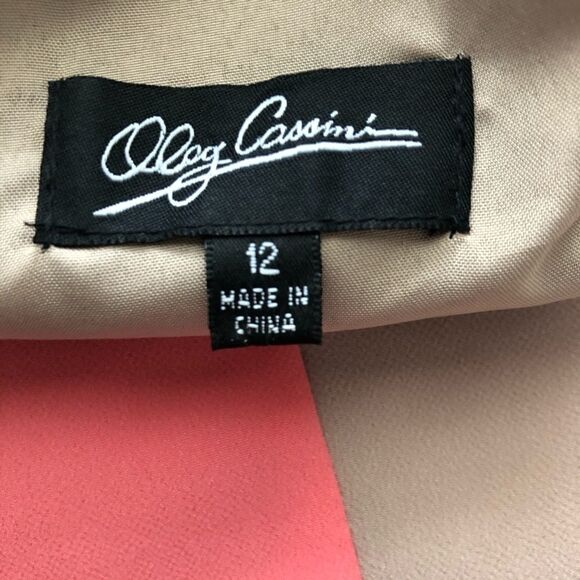 Oleg Cassini color block sheath dress - Picture 4 of 6